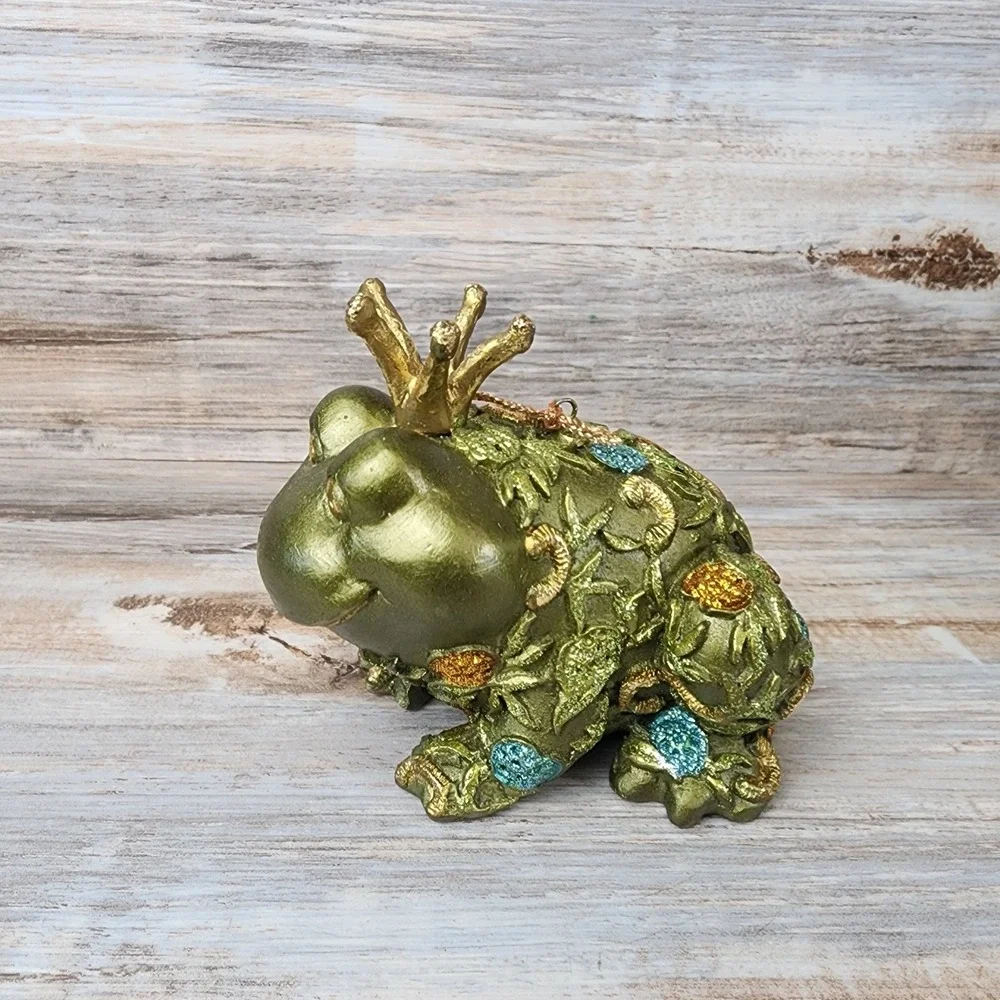 Schurman Retail Group Frog Prince Ornament with Matching Decorative Gift Box